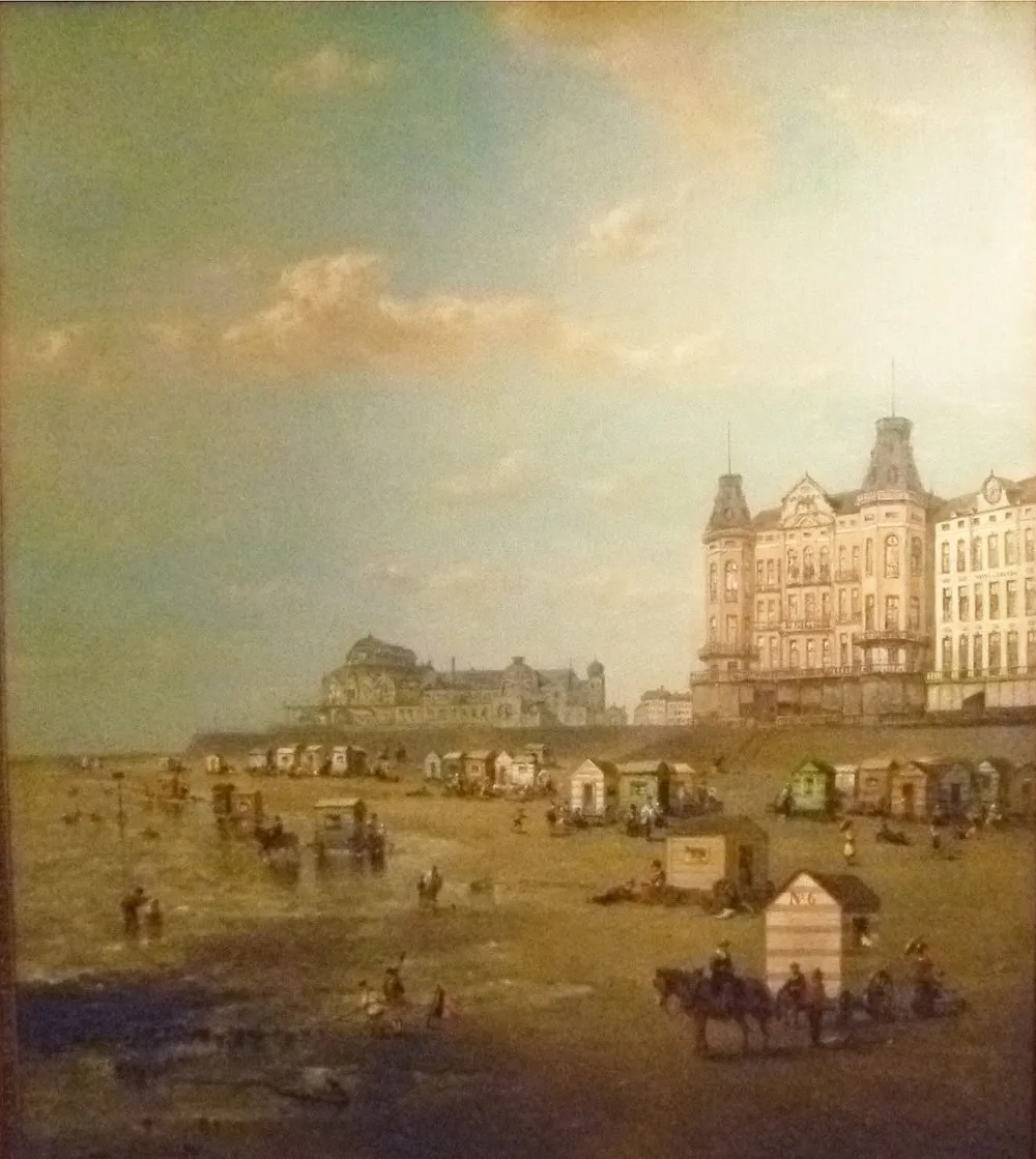 Weststrand and casino in Oostende