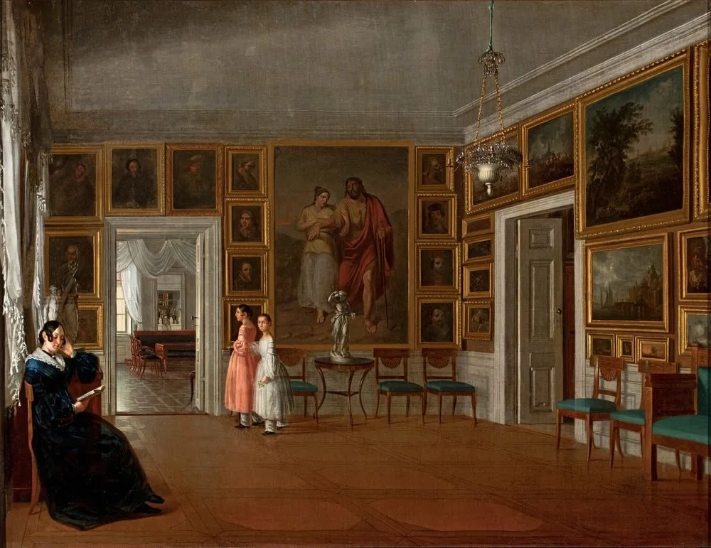 Living Room in the Artist’s House, Aleksander Kokular