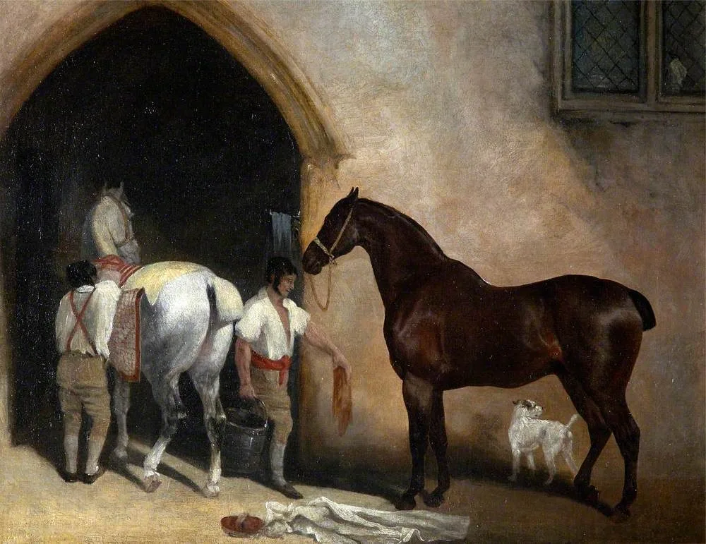 Curricle Horses, Richard Barrett Davis