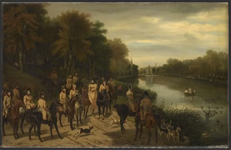 L’hallali aux étangs de Commelles, Adolphe Ladurner