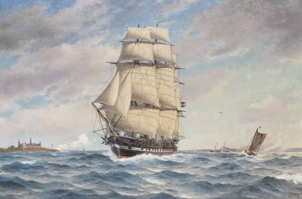 The Norrköping off Kronborgs castle at Helsingör, Jacob Hägg
