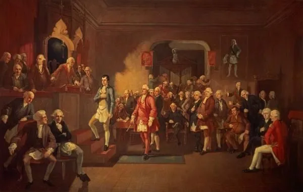 The inauguration of Robert Burns as Poet Laureate of the Lodge