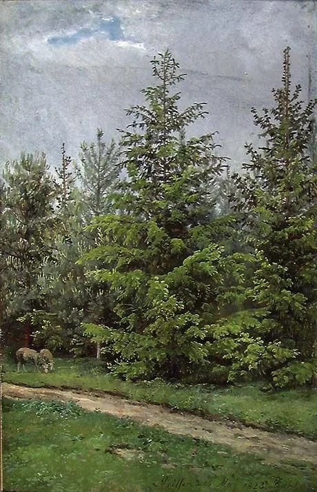 Forest Path near Meissen, Johan Christian Dahl