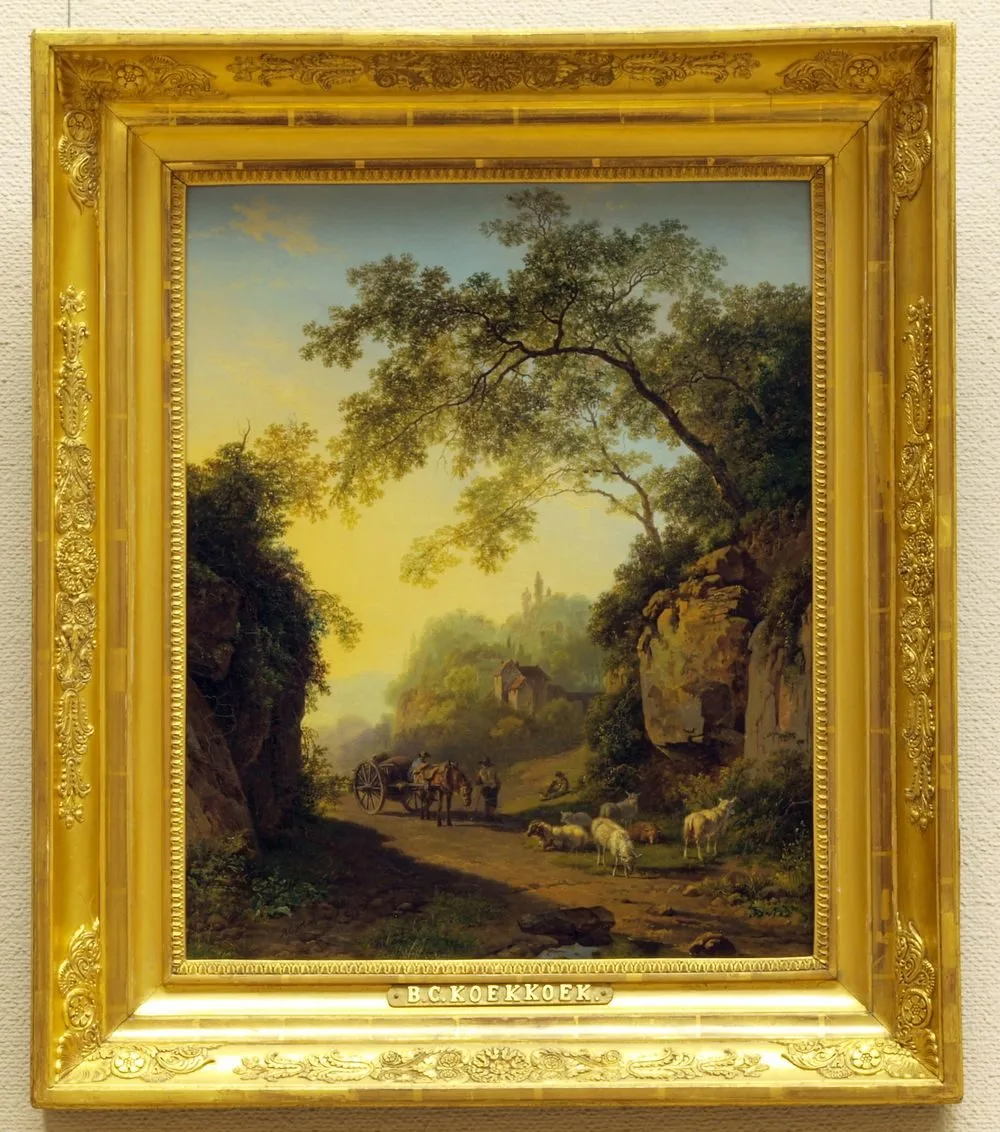 Zomerlandschap, Barend Cornelis Koekkoek