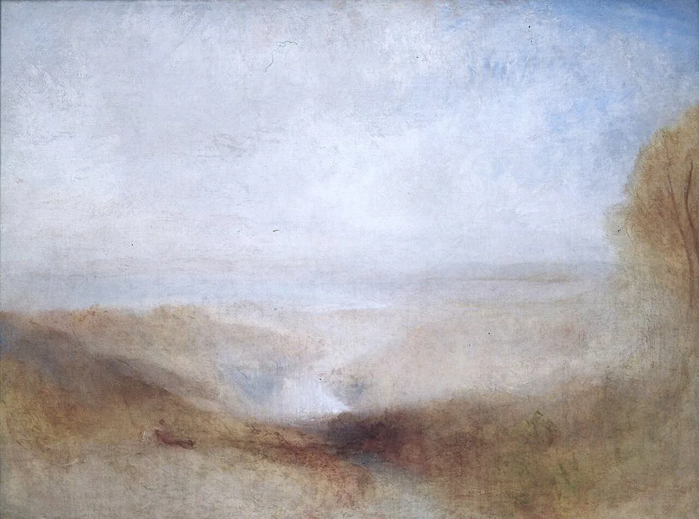 Landscape with a river and a bay in the background, J. M. W. Turner
