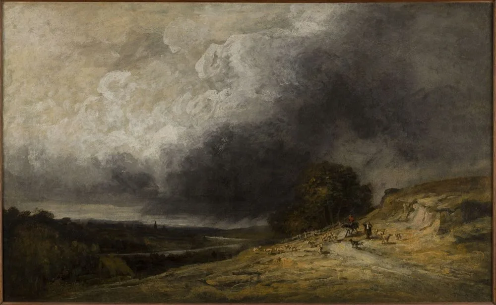 Troupeau sous l’orage, Georges Michel