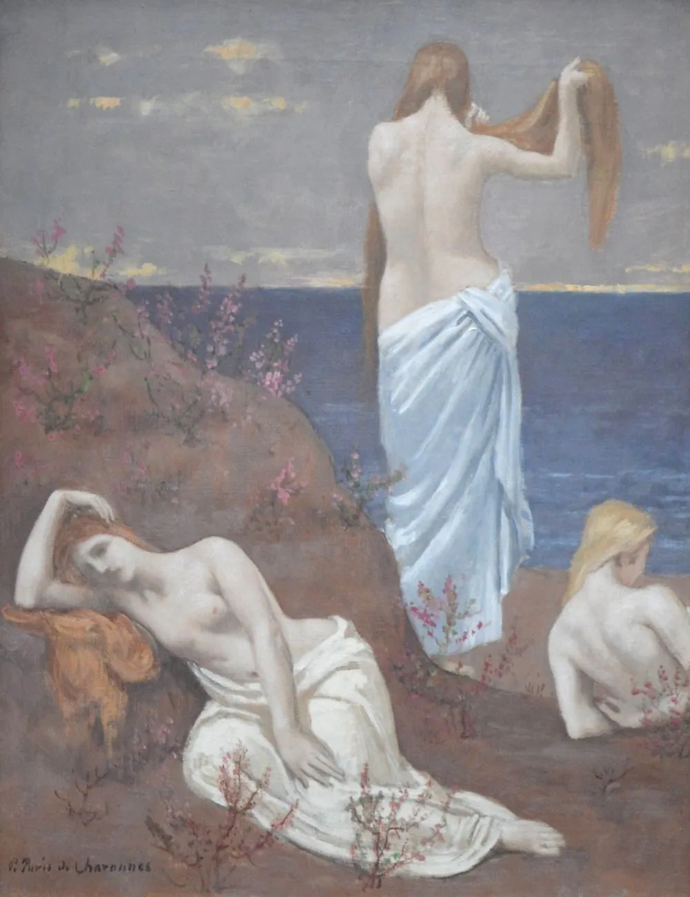 Young Girls on the Edge of the Sea, Pierre Puvis de Chavannes