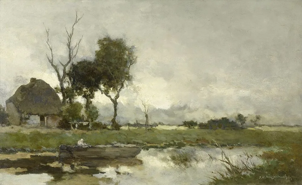 Autumn Landscape, Johan Hendrik Weissenbruch