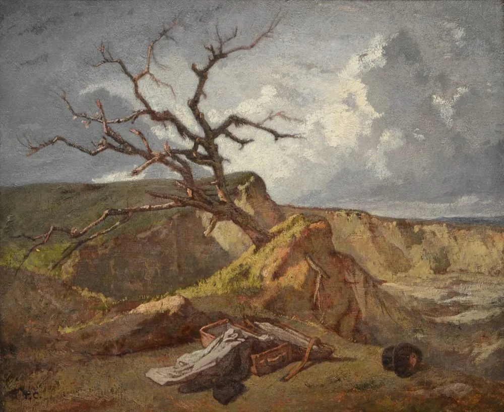 Landscape near the Sea, Thomas Couture
