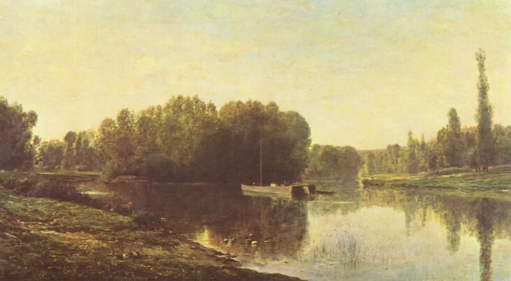 The Banks of the Oise River, Charles-François Daubigny