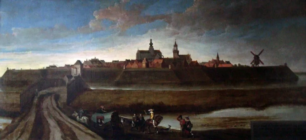 View of the city of Hulst, Cornelis de Vos