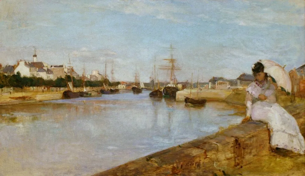 The Port at Lorient, Berthe Morisot