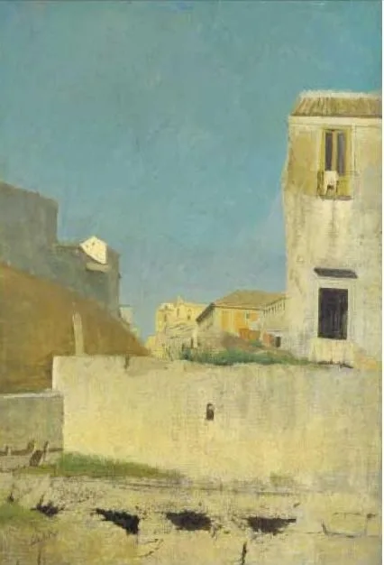 Street of Naples, Giuseppe De Nittis