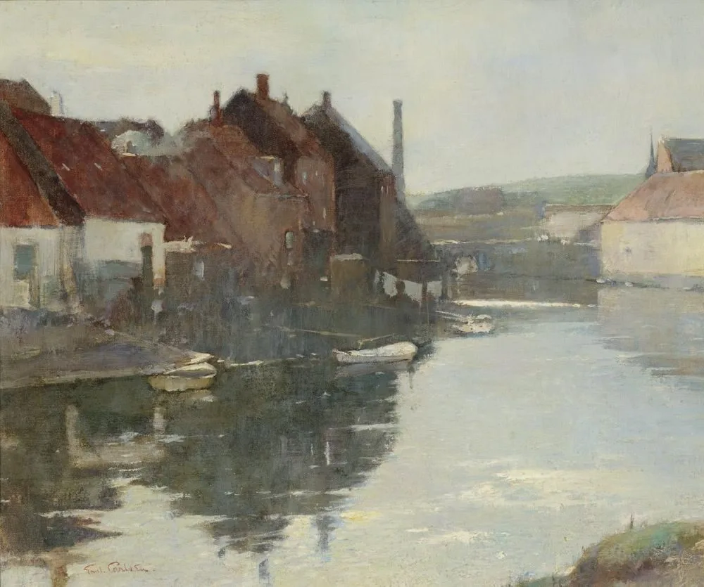 The Canal, Emil Carlsen