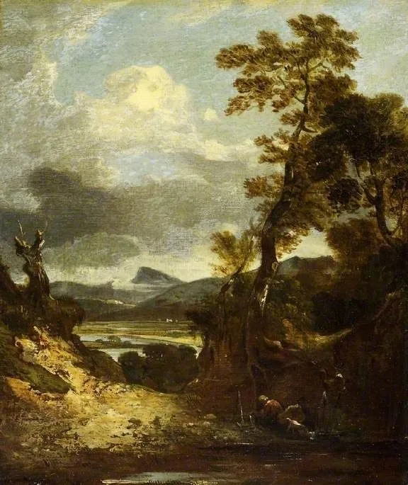 Landscape, Sir George Beaumont, 7th Baronet