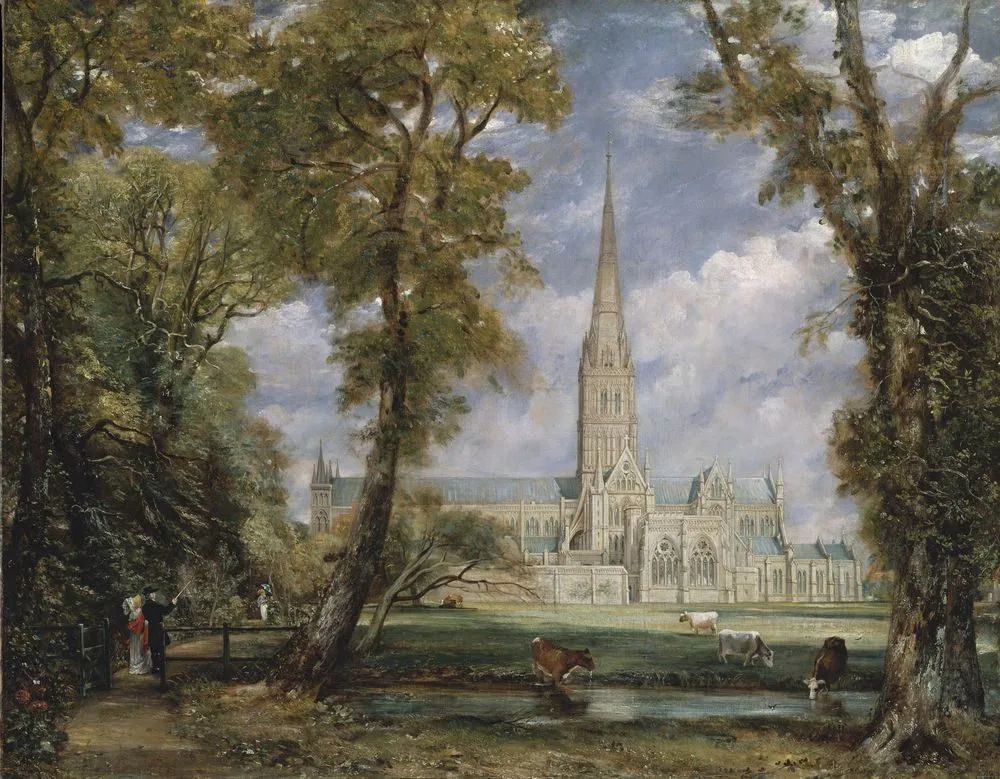 Salisbury Cathedral from the Bishop’s Garden, John Constable