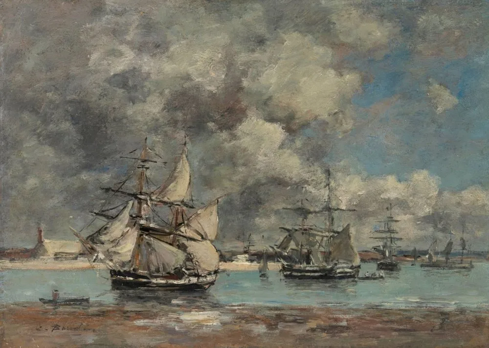 Camaret. Voiliers à l’ancre