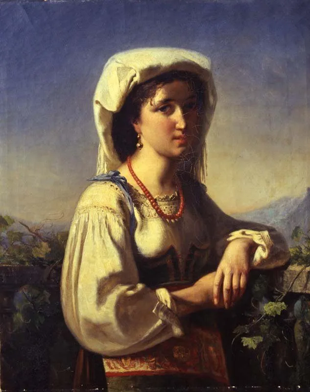 Portrait of an Italian woman, Sipke Kool