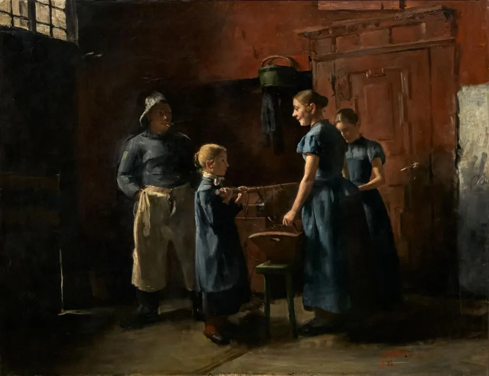 In the fisherman’s house, Lovis Corinth