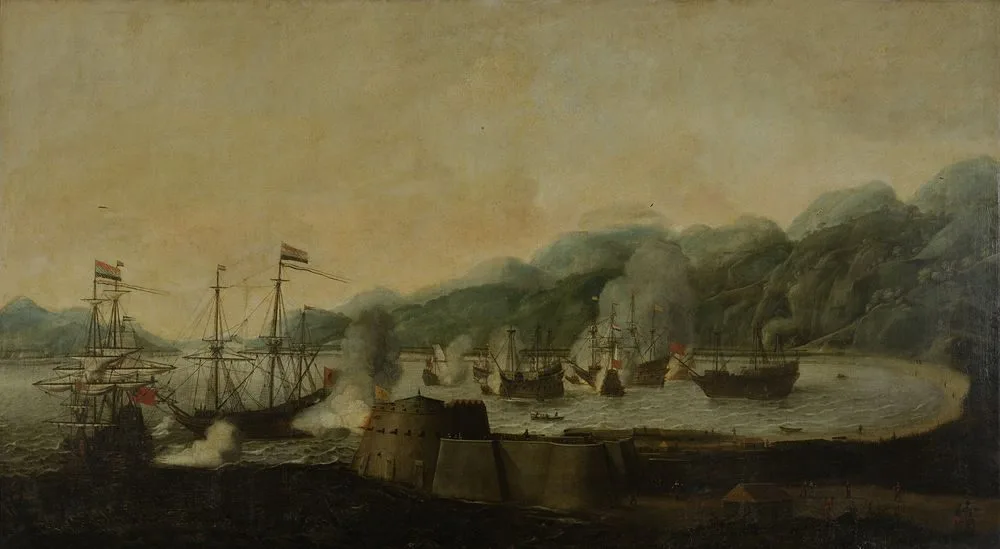 Surprise attack on three Portugese galleons in the Bay of Goa, 30 September 1639