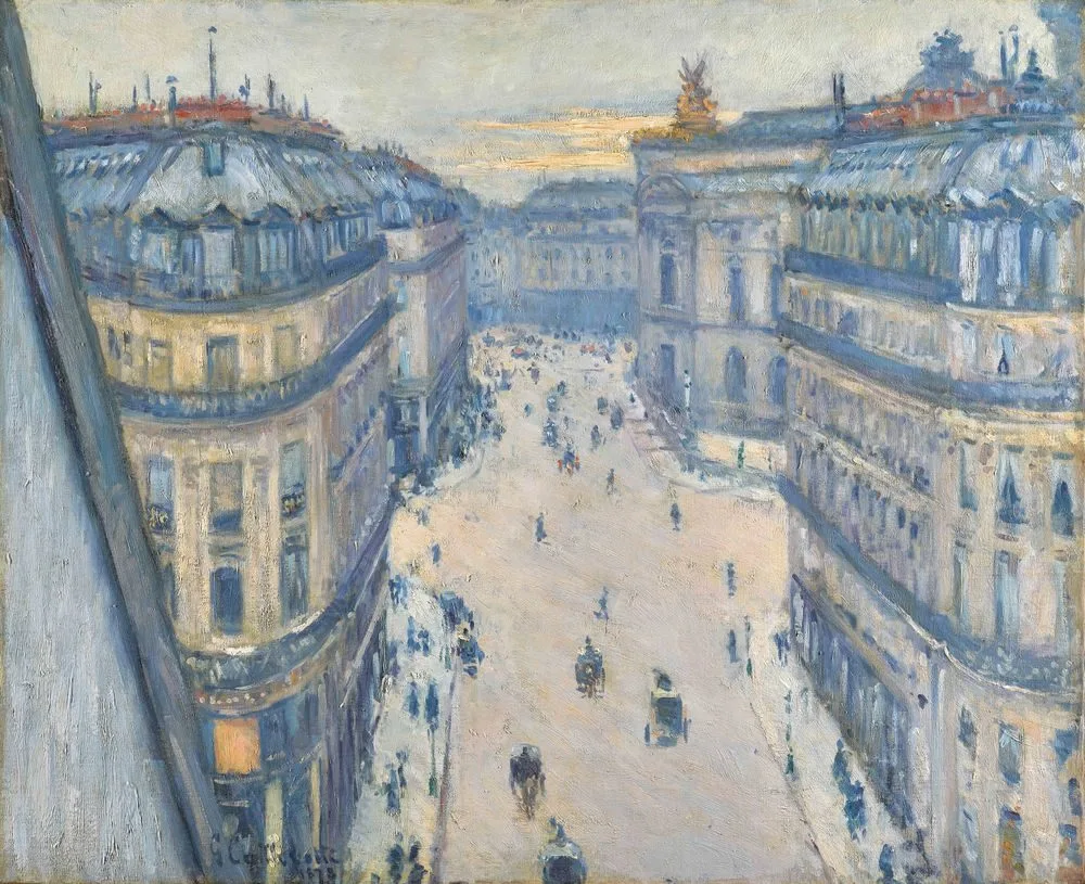 Halévy Street, View from the Seventh Floor, Gustave Caillebotte