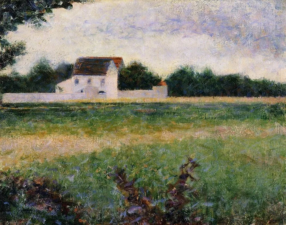 Paysage d’Ile de France, Georges Seurat