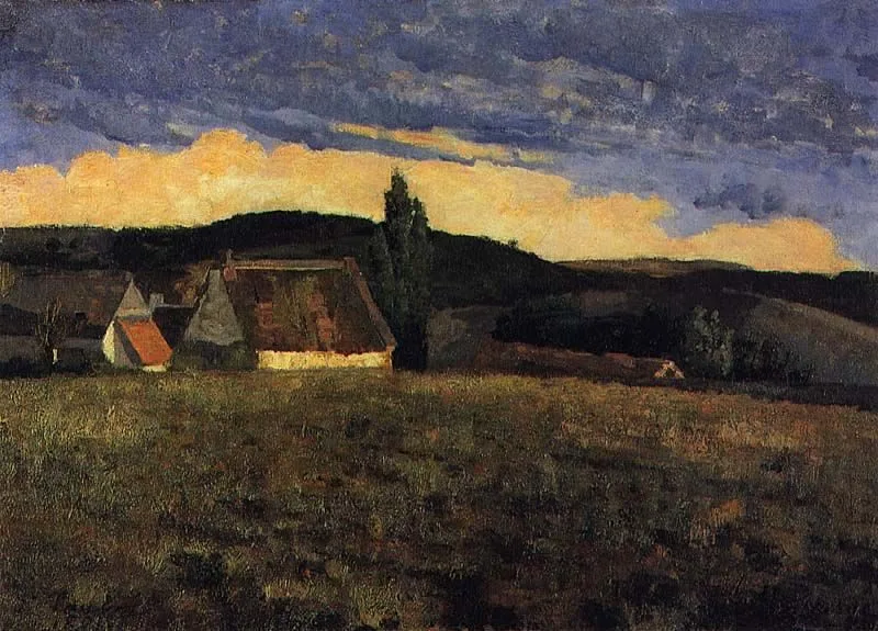 Landscape - Saint-Sauves, Henrique Pousão