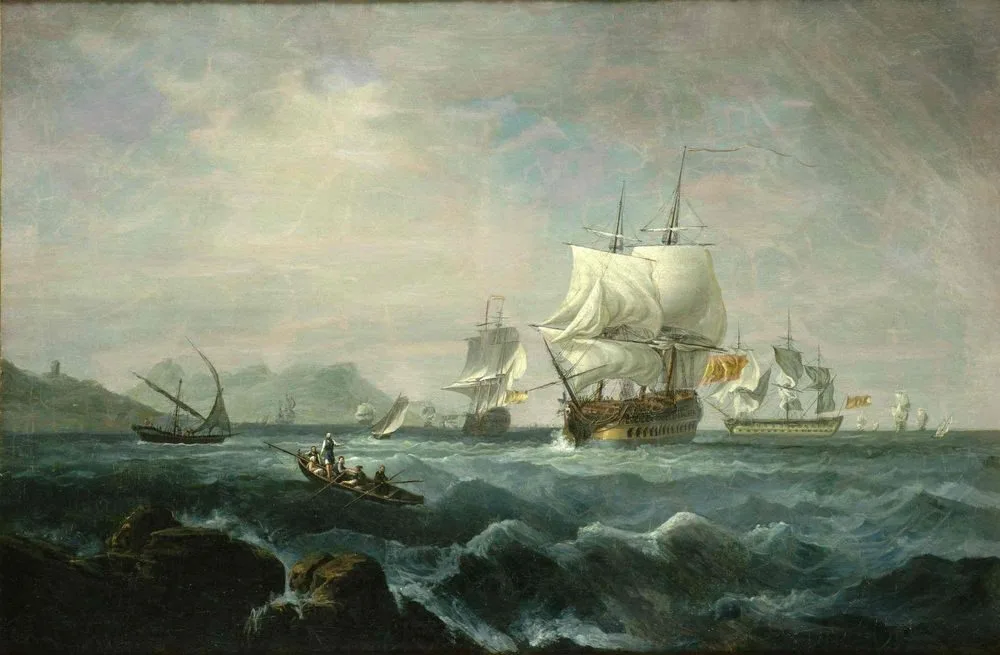 Spanish Vessels off Gibraltar, Anonymous