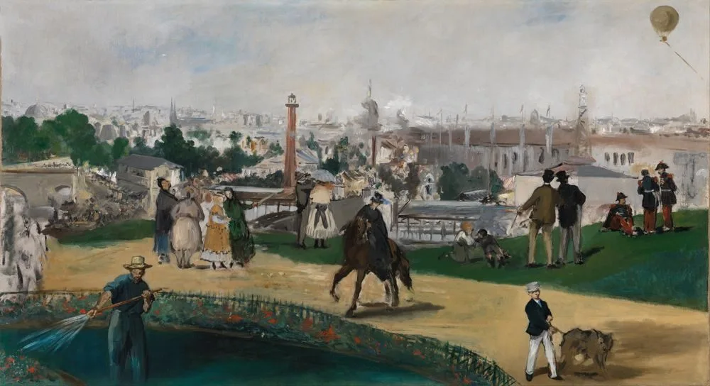 View of the 1867 Exposition Universelle, Édouard Manet
