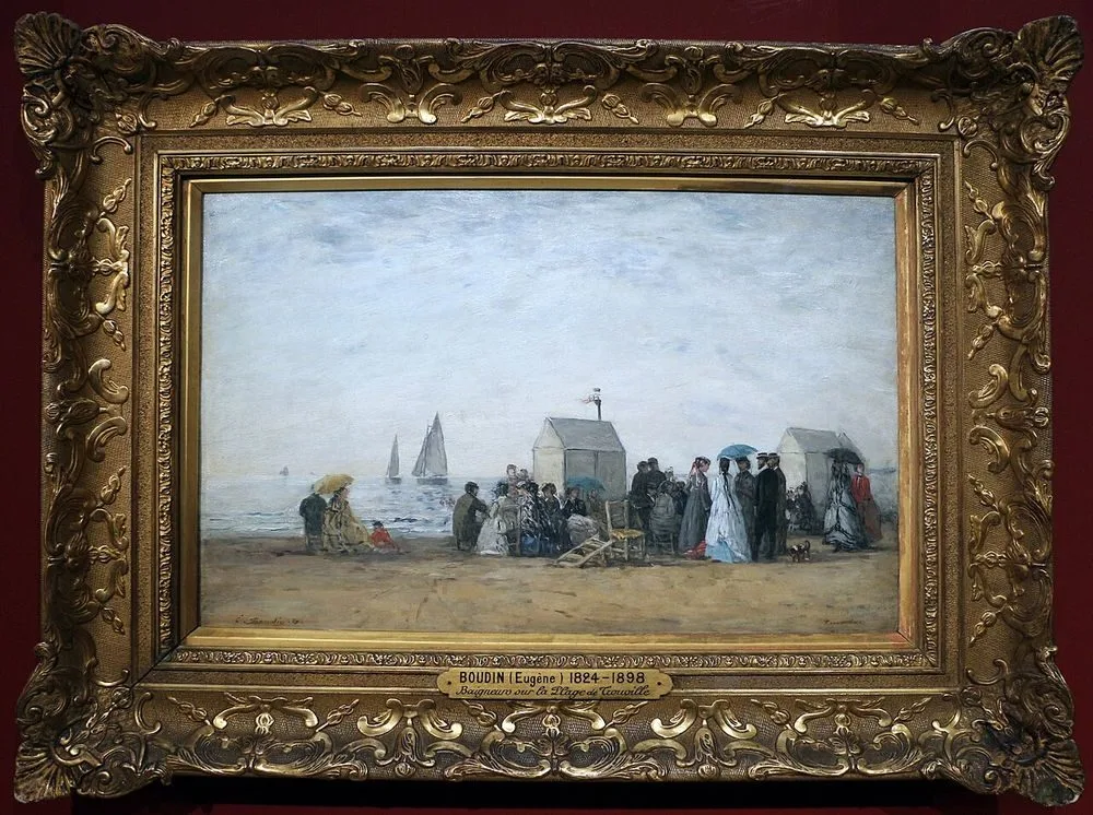 The Beach at Trouville, Eugène Louis Boudin