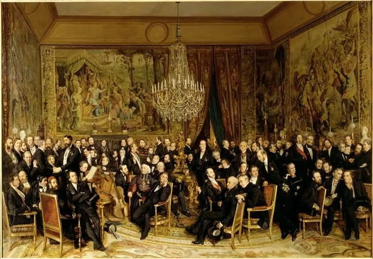 The Salon of Count of Nieuwerkerke, François-Auguste Biard