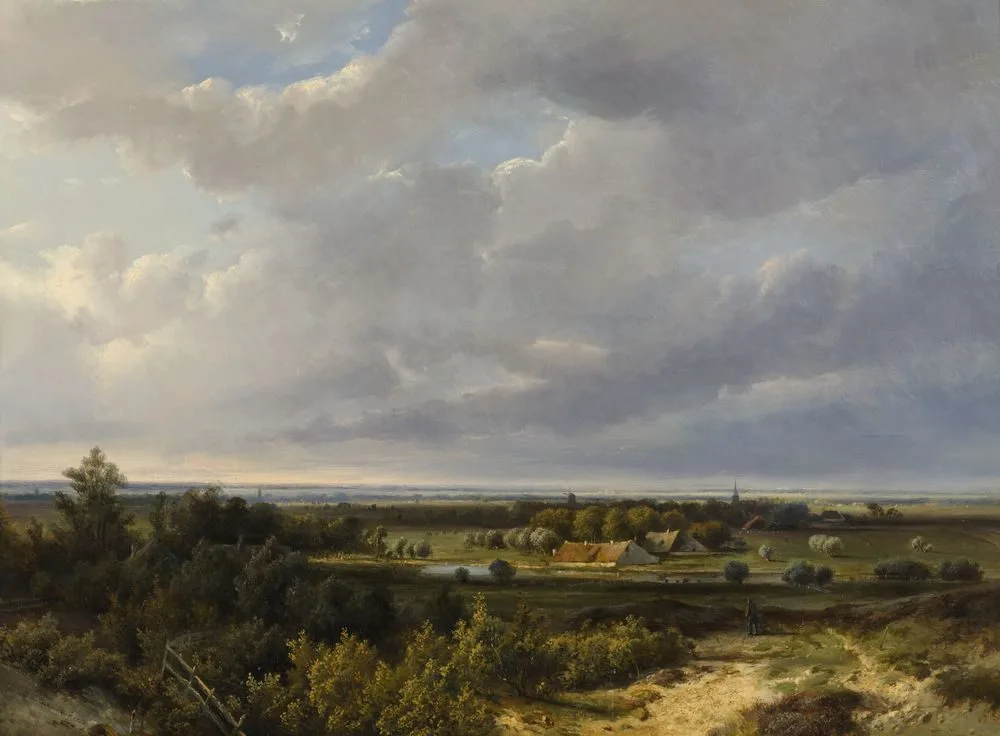 Dutch landscape, Barend Cornelis Koekkoek