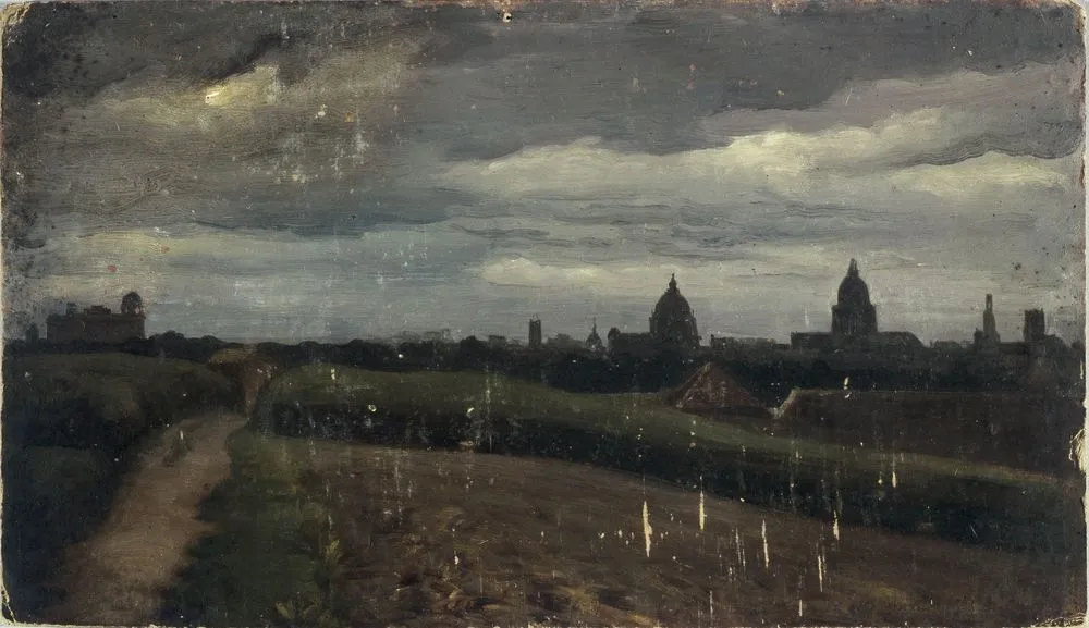 Vue générale de Paris depuis les Gobelins, Charles-Émile Cuisin