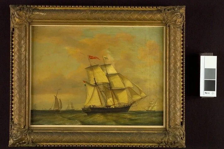 Het brikschip Reinhardt van rederij Lapidoth, Casparus Johannes Morel