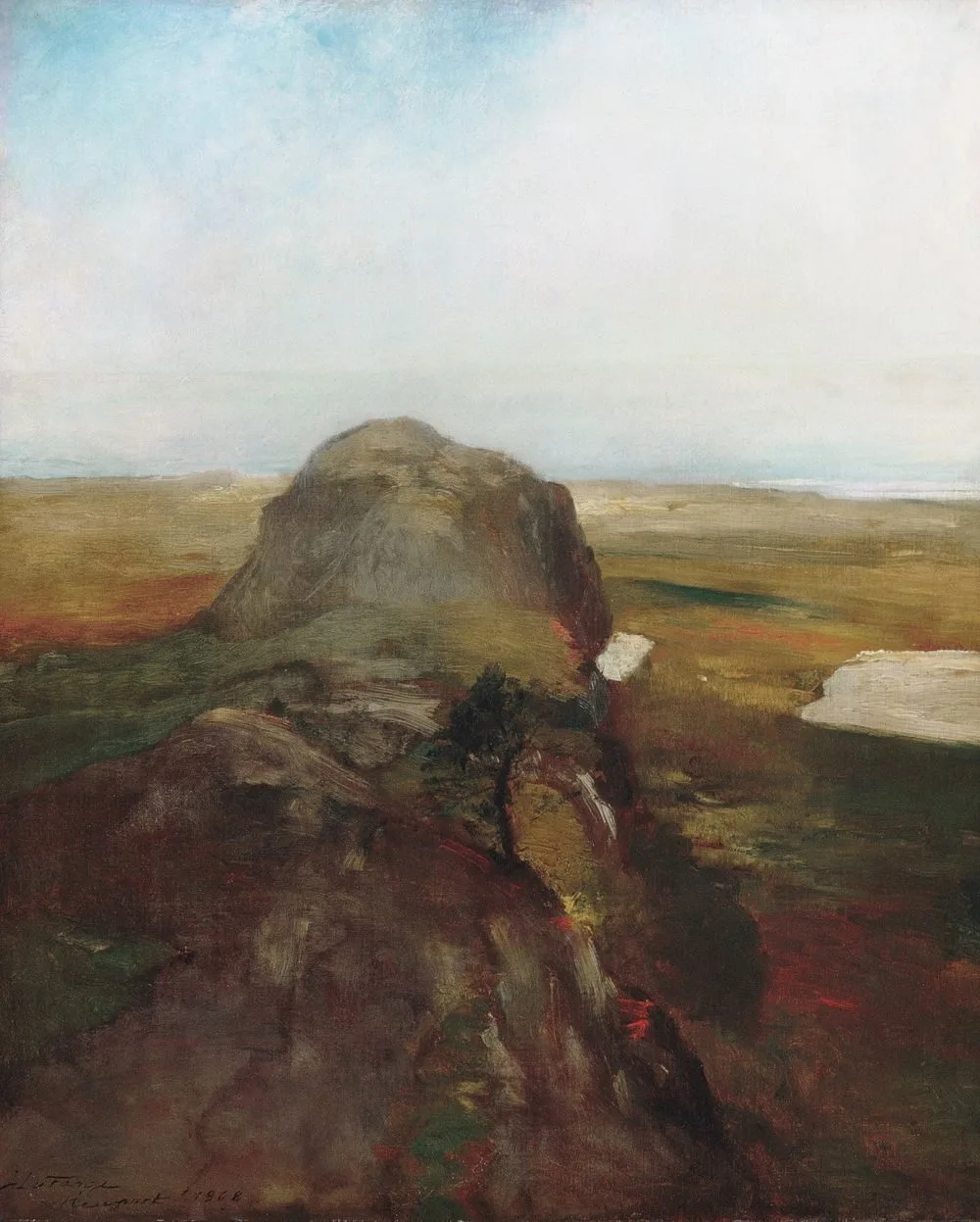 Autumn Study, View over Hanging Rock, Newport, R.I., John La Farge