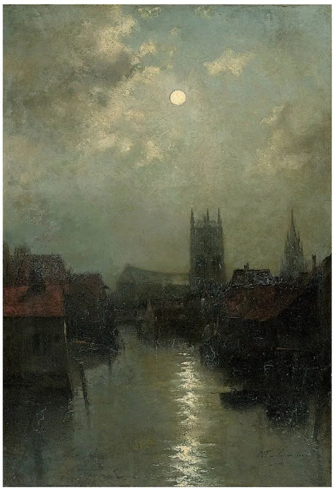 Fischen in Gent, der Abend