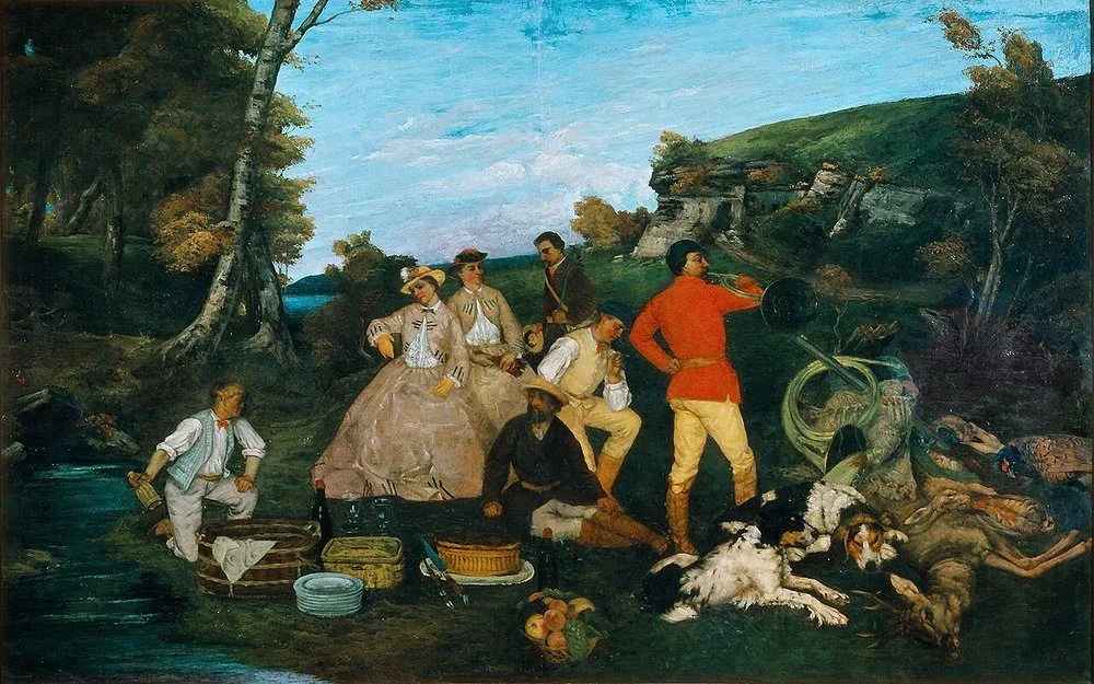The Hunt Breakfast, Gustave Courbet