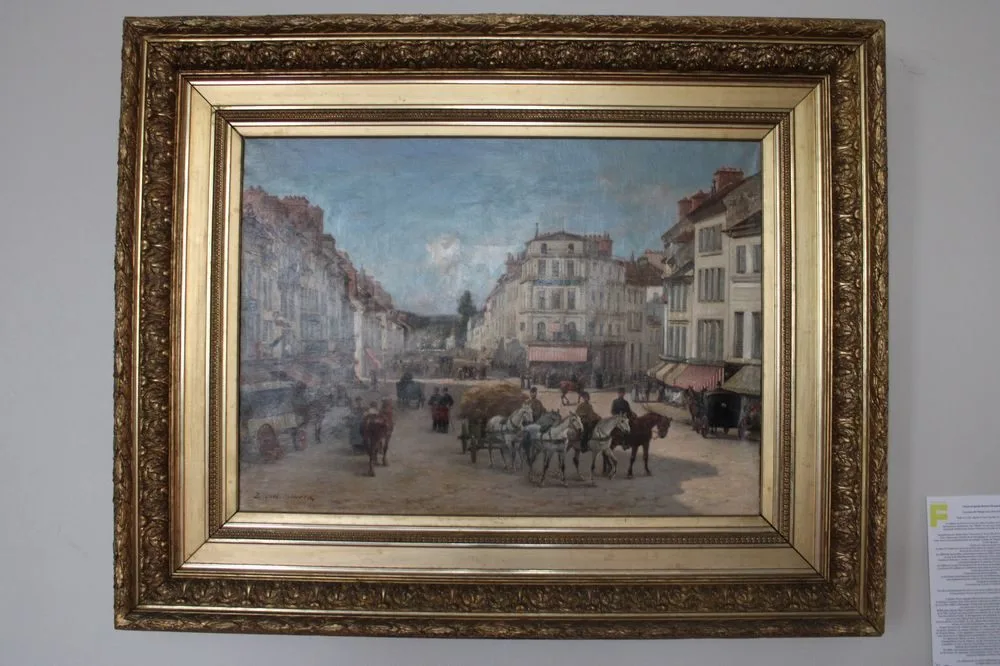 Étape Square in Fontainebleau, Pierre-Auguste Brunet Houard