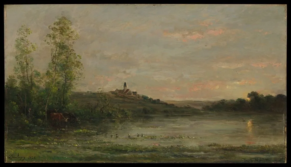 The Seine: Morning, Charles-François Daubigny