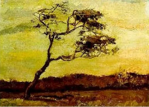 A Wind-Beaten Tree, Vincent van Gogh