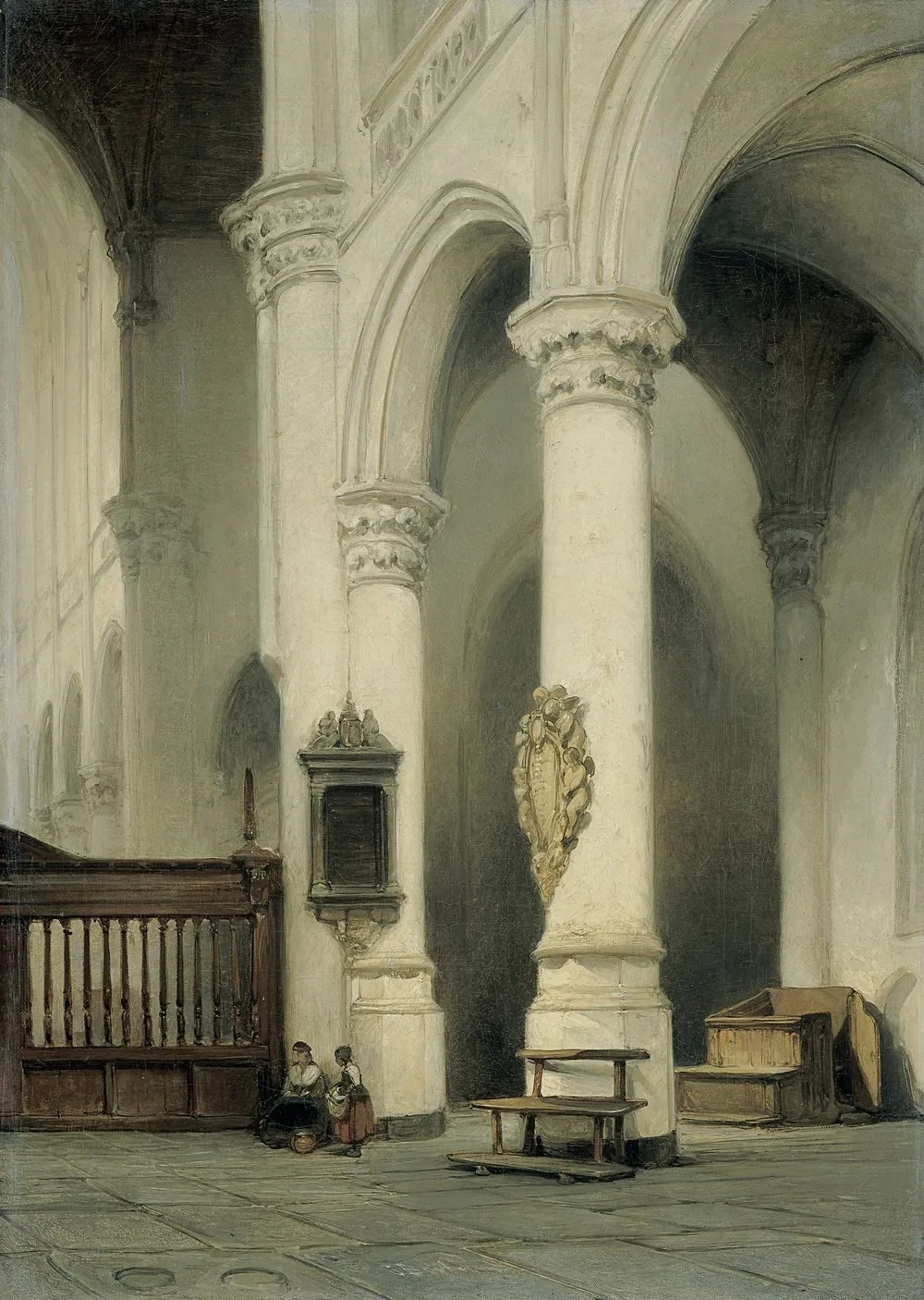 Church interior, Johannes Bosboom