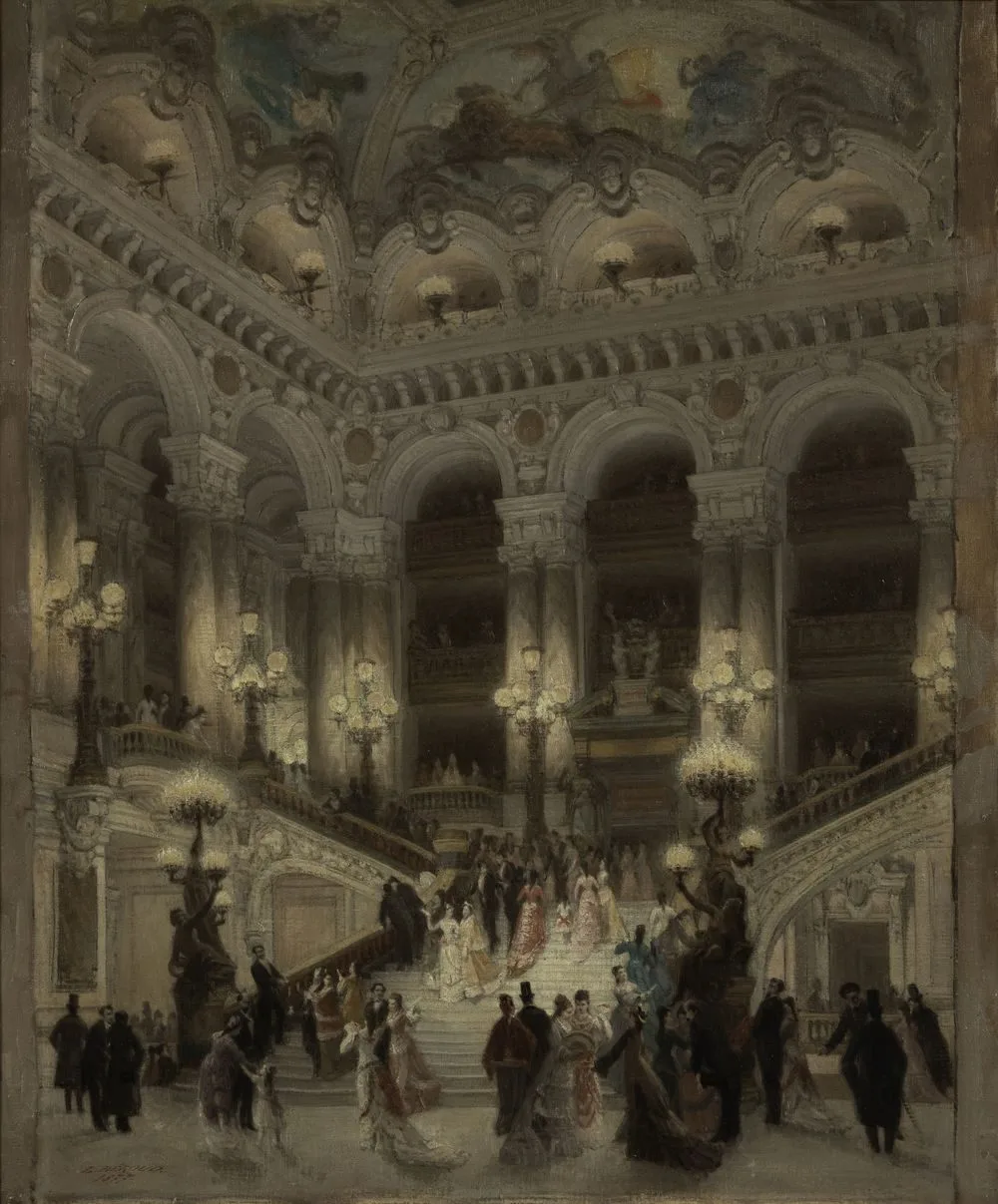 L’escalier de l’Opéra, Louis Béroud