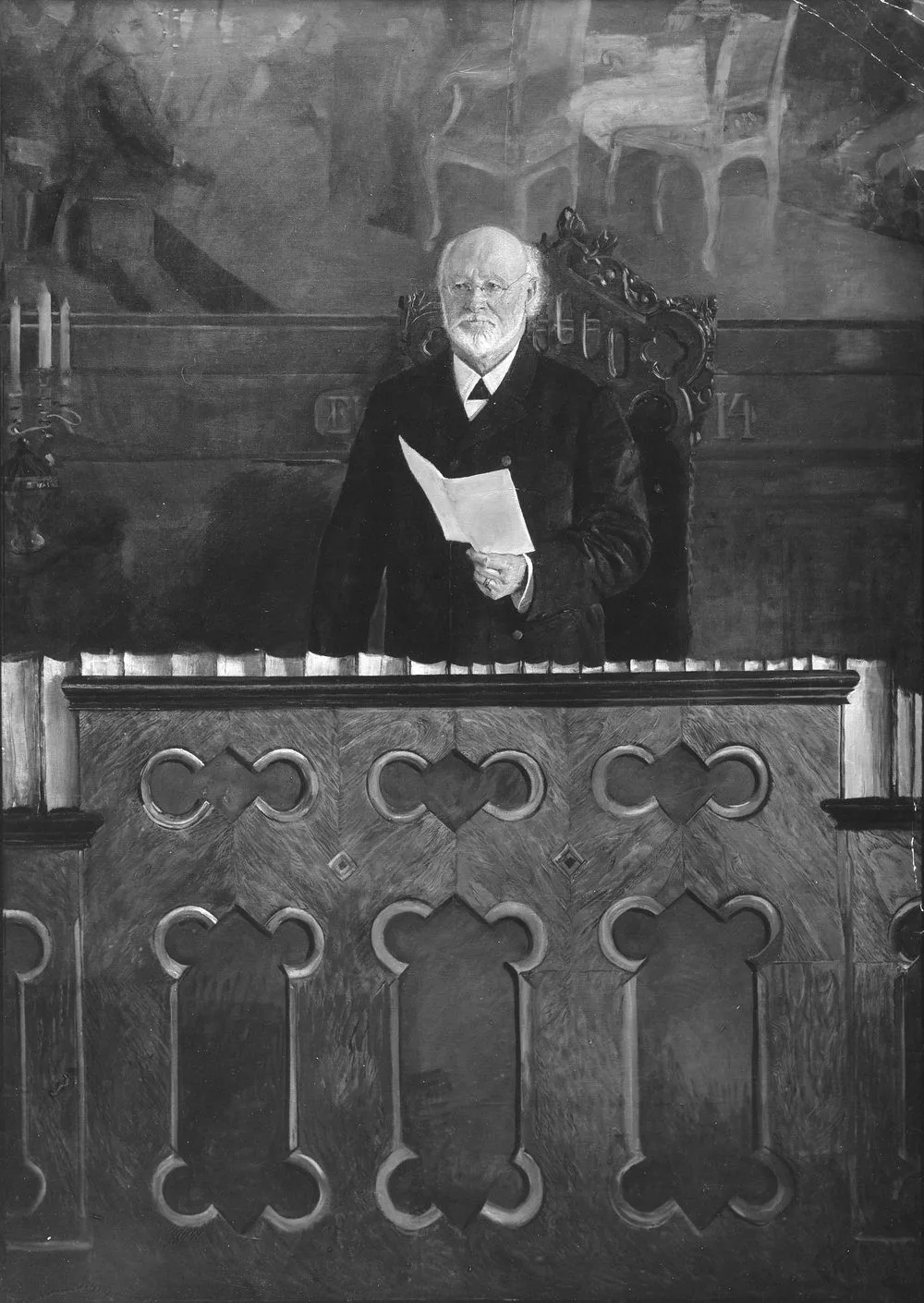 Stortingspresident Carl Berner leser 7. juni-erklæringen