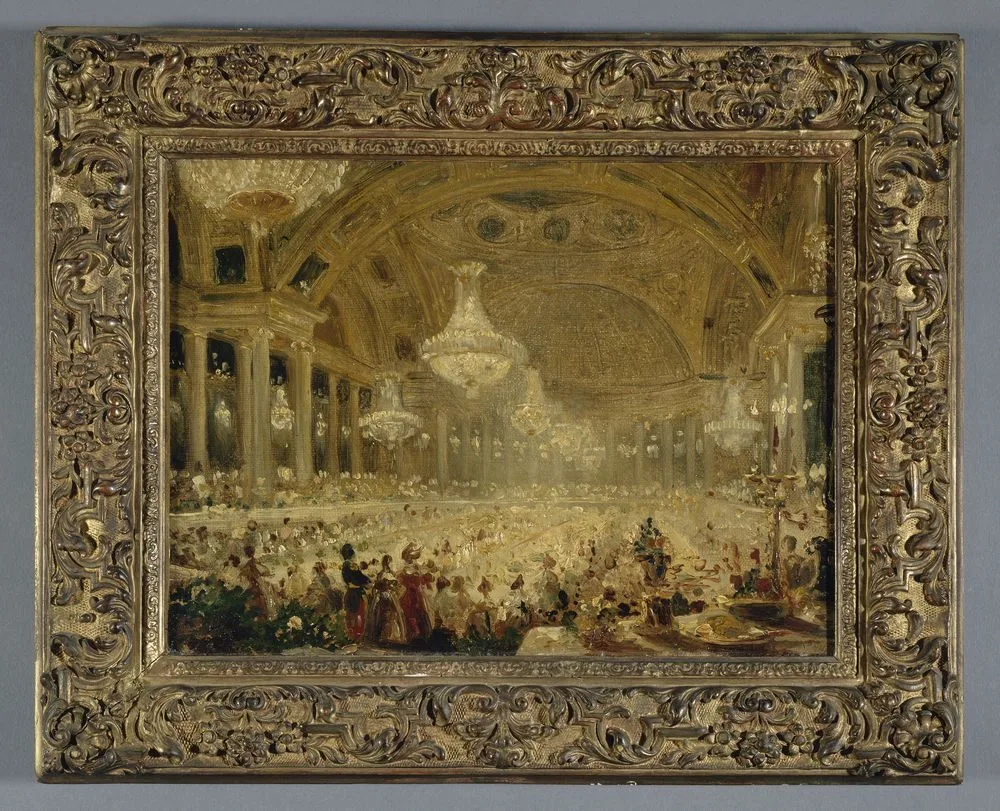 Le Banquet des dames dans la salle de spectacle des Tuileries (bals de 1835), Eugène Viollet-le-Duc