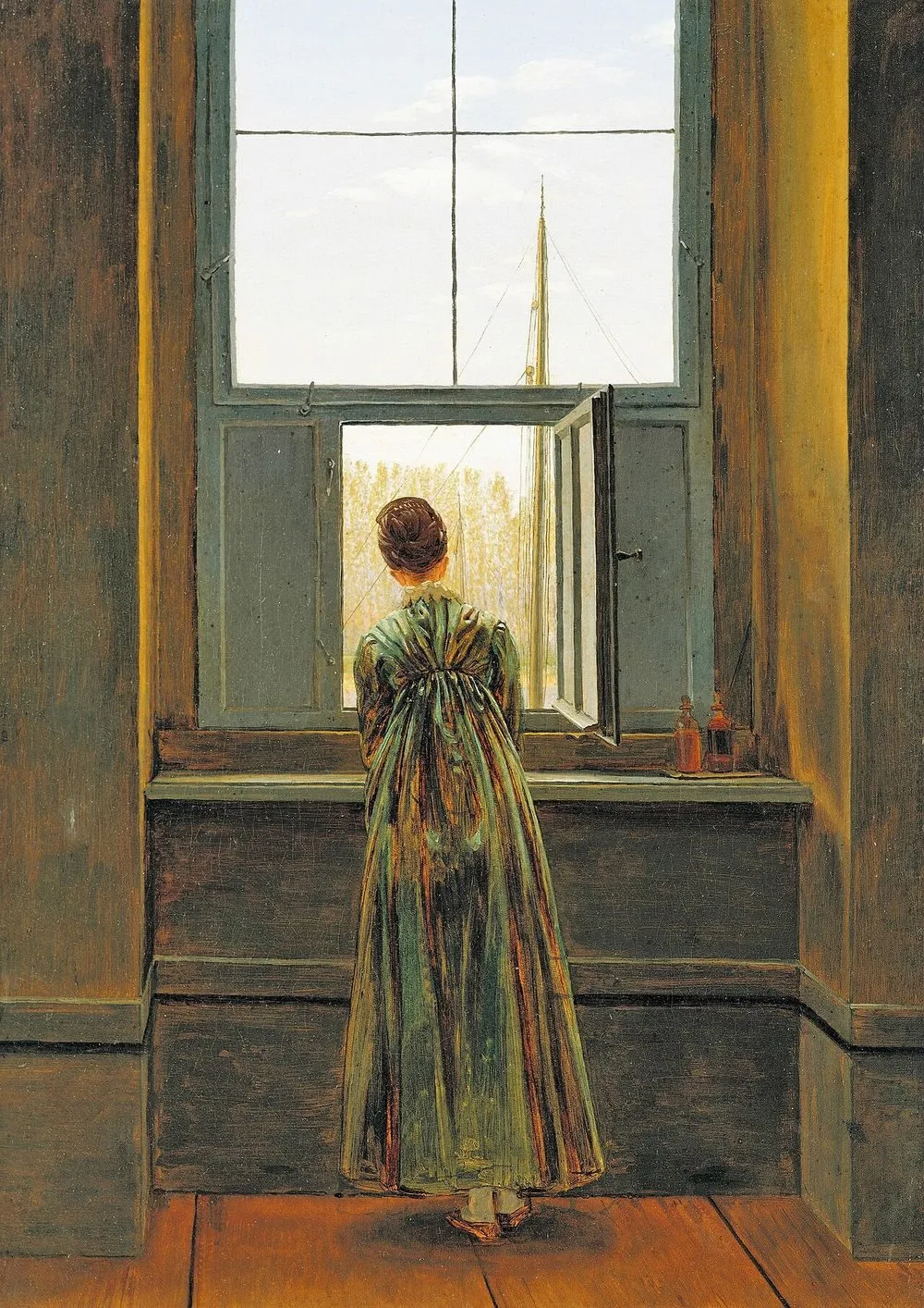 Woman at a Window, Caspar David Friedrich