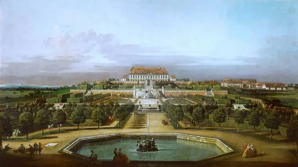 Schloss Hof, Garden Side, Bernardo Bellotto