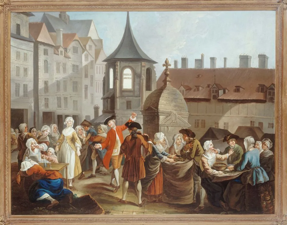 Les Écosseuses de pois de la Halle