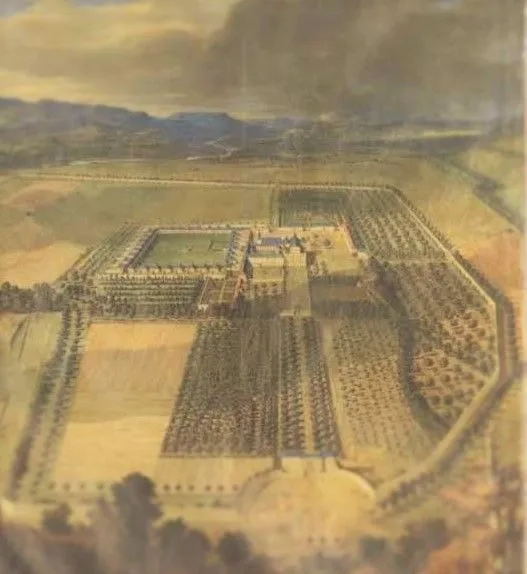Vue de la chartreuse de Bourbon-lèz-Gaillon, Louis Licherie