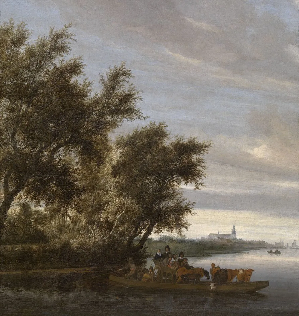 The Ferry, Salomon van Ruysdael