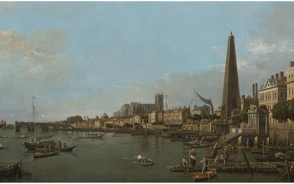 The City of Westminster from River Thames near the York Water Gate